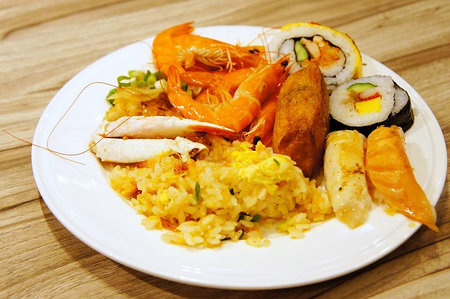 【台中百匯吃到飽】真膳美饌百食匯@山西旗艦店。餐點種類多,品質也不錯,假日一位難求,最近好像漲價了 @飛天璇的口袋