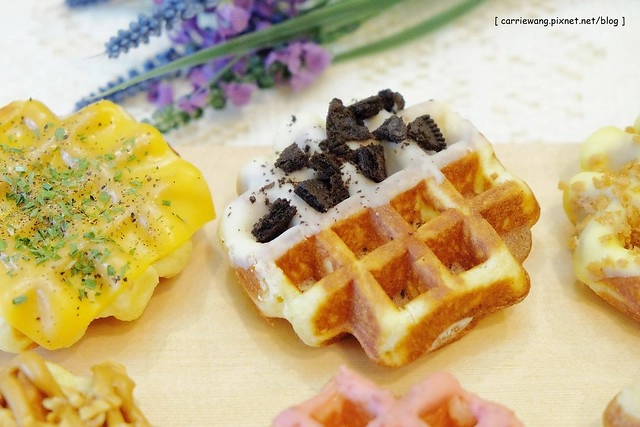 【台中甜點推薦】KUKO比利時鬆餅。月銷10座101的美味,超人氣的幸福甜點,多種口味可以選擇@中友百貨A棟B2 @飛天璇的口袋