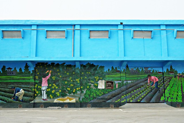 【彰化旅遊景點】埤頭百寶村。老穀倉變身彩繪村,有可愛的Lu’s插畫,還有在地特色伴手禮,順便體驗DIY的樂趣 @飛天璇的口袋