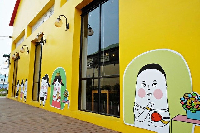 【彰化旅遊景點】埤頭百寶村。老穀倉變身彩繪村,有可愛的Lu’s插畫,還有在地特色伴手禮,順便體驗DIY的樂趣 @飛天璇的口袋