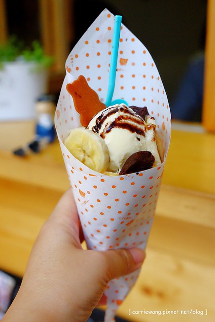 【台中甜點推薦】Crêpe cocoya日式可麗餅專賣店。草悟道散步美食,少女風的日式可麗餅,有多種口味可以選擇 @飛天璇的口袋