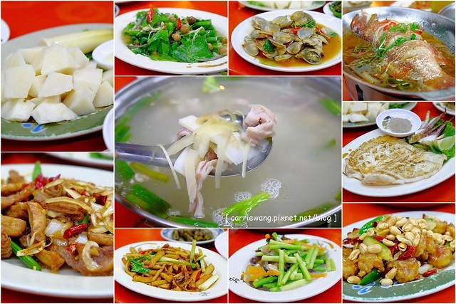 阿奇海鮮現炒:使用當季新鮮海鮮,冬天還有砂鍋魚頭 @飛天璇的口袋