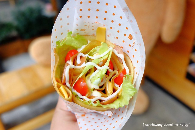 【台中甜點推薦】Crêpe cocoya日式可麗餅專賣店。草悟道散步美食,少女風的日式可麗餅,有多種口味可以選擇 @飛天璇的口袋