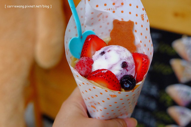 【台中甜點推薦】Crêpe cocoya日式可麗餅專賣店。草悟道散步美食,少女風的日式可麗餅,有多種口味可以選擇 @飛天璇的口袋