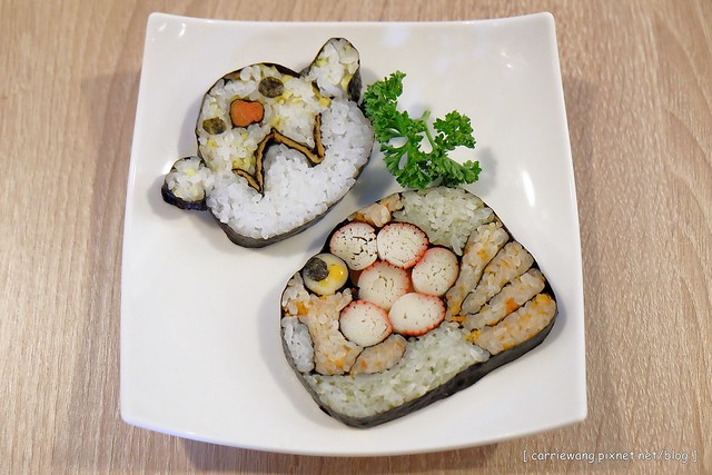 高品之屋日本料理|日本媽媽的愛心便當,平價超值的個人套餐,超卡哇伊的造型壽司,鄰近北屯大坑商圈,食尚玩家有來採訪 @飛天璇的口袋