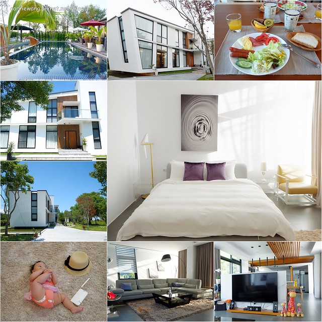 冬山.悠悅光 Aura Villa:超具時尚感的民宿,有庭園游泳池,包棟還可以BBQ,偶像劇《致 第三者》和《搶救21克拉》的拍攝地 @飛天璇的口袋