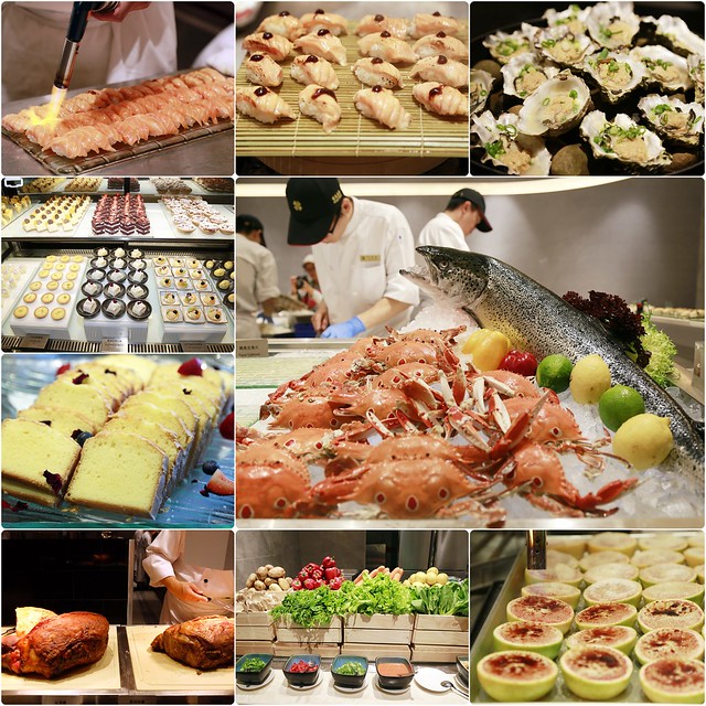 台北漢來海港百匯餐廳@台北SOGO敦化店|20餘種蟹蟳類、7大特色座位區、Prime級美國牛肉、珠寶櫃般的甜點 @飛天璇的口袋