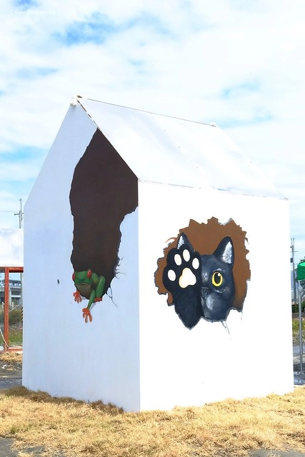 2016台灣蜀藝節-田中窯創意園區┃彰化旅遊景點:蜀葵花田迷宮躲貓貓、美麗的大片落羽松、貓咪主題裝置藝術、窯烤麵包、青森蘋果霜淇淋、鄰近高鐵彰化站步行10分鐘即可抵達 @飛天璇的口袋