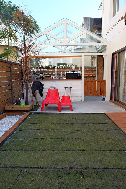 碰憩咖啡館.Risu Café┃台中親子友善餐廳:台中也有最夯的燈炮珍珠奶茶,門口有小庭院.沙坑.清洗區、室內有小小遊戲區,塔羅牌預約,位於南屯路干城街 @飛天璇的口袋