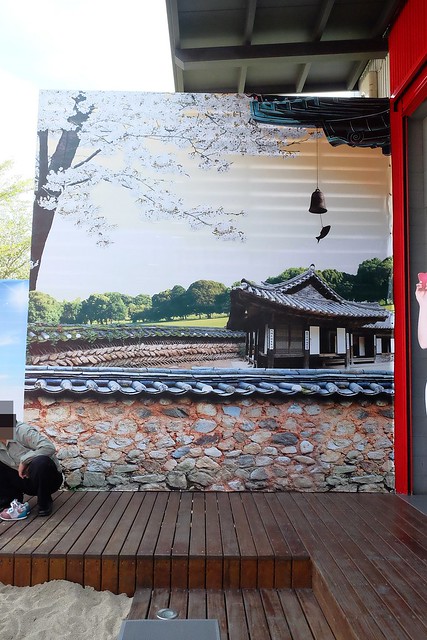 糕糕在尚韓國烤肉┃台中韓式料理:韓式烤肉$499元吃到飽,韓國流行八色豬五花、部隊鍋、拳頭飯,可以體驗穿韓服拍照樂趣,小孩有沙坑可以玩沙,鄰近環中路和龍富夜市 @飛天璇的口袋