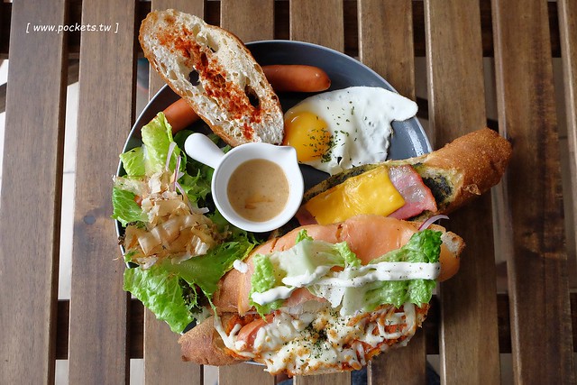 找晨手作輕食料理:很有質感的早午餐店,兼具視覺與味覺,健康食材用心的料理 @飛天璇的口袋