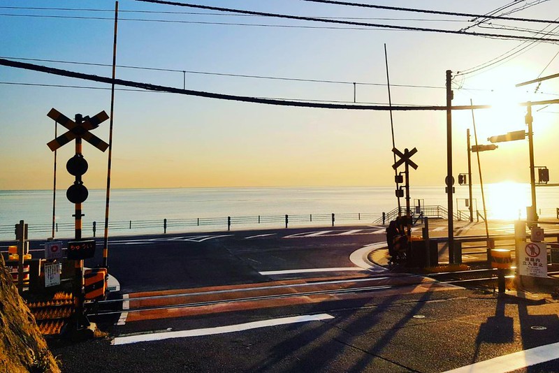 【日本神奈川】鎌倉平交道~傳說中的灌籃高手平交道,就算不是卡通迷也要來朝聖一下 @飛天璇的口袋