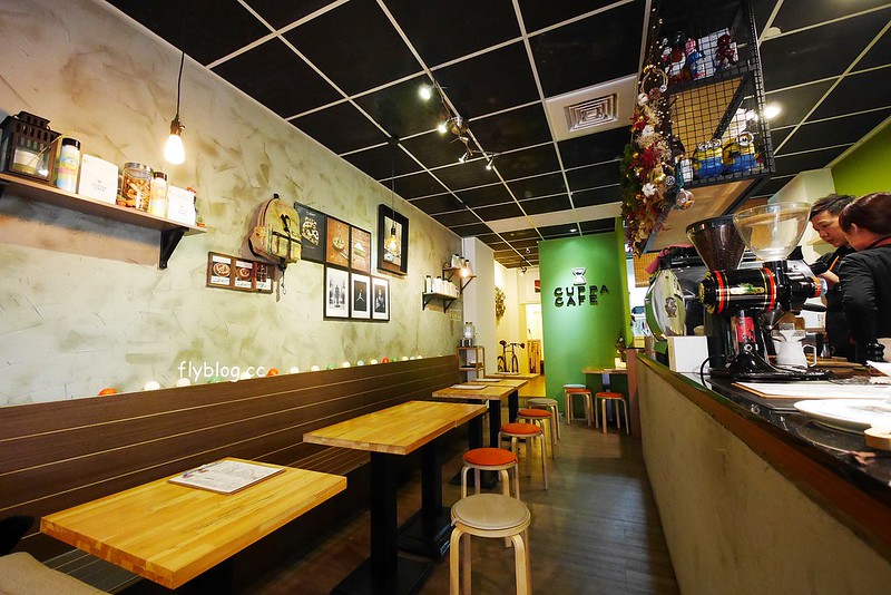 Cuppa Cafe.咖派咖啡:早午餐的份量很澎派,每日手作甜點供應,還有隱藏版的可愛拉花 @飛天璇的口袋