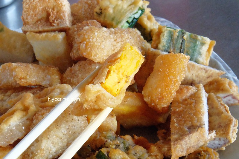 【台中西區】南屯廟口炸粿,大忠福德祠廟前無名炸粿,台灣人必吃的傳統小吃美食,下午3點才開始營業 @飛天璇的口袋