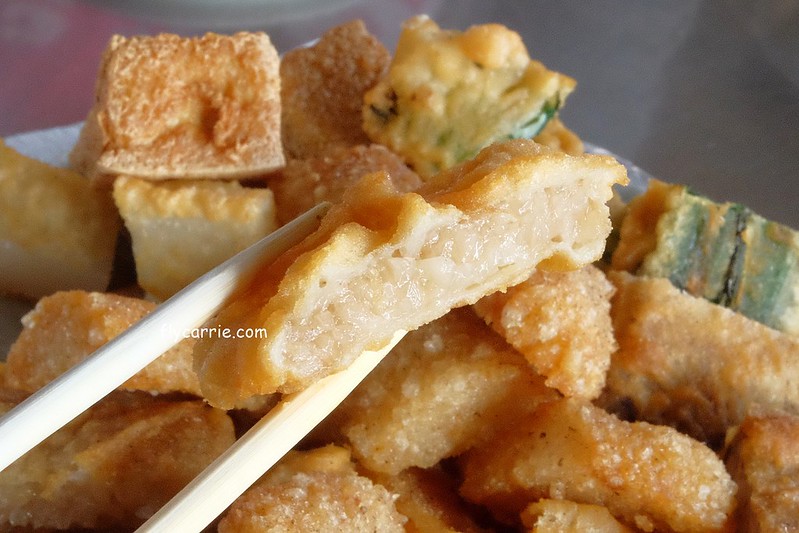 【台中西區】南屯廟口炸粿,大忠福德祠廟前無名炸粿,台灣人必吃的傳統小吃美食,下午3點才開始營業 @飛天璇的口袋