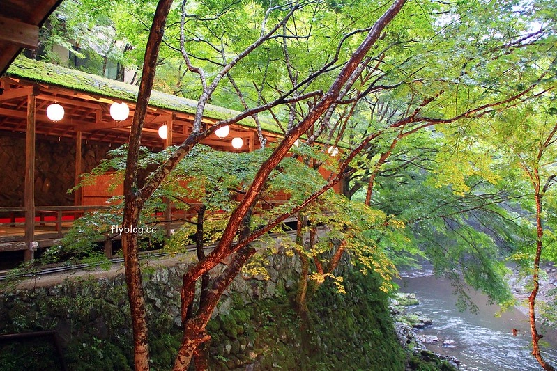 日本京都|高雄錦水亭|京都高雄住宿推薦,溫泉飯店一泊二食,溪邊品嚐京都三大川床料理之一的佳餚 @飛天璇的口袋