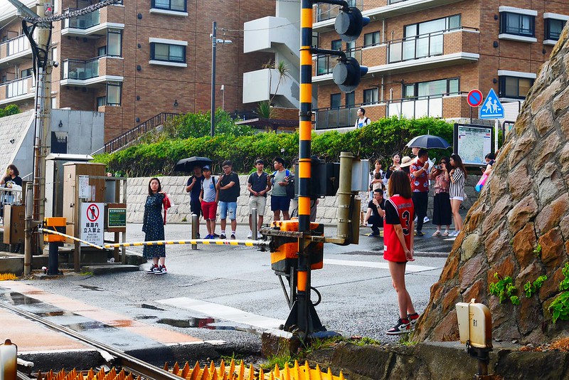 【日本神奈川】鎌倉平交道~傳說中的灌籃高手平交道,就算不是卡通迷也要來朝聖一下 @飛天璇的口袋