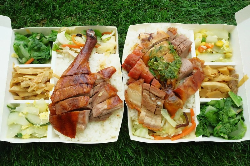 台中北屯|香港吉仕燒臘滷水.北平路超人氣燒臘便當,四寶飯和雞腿賣相好威 @飛天璇的口袋