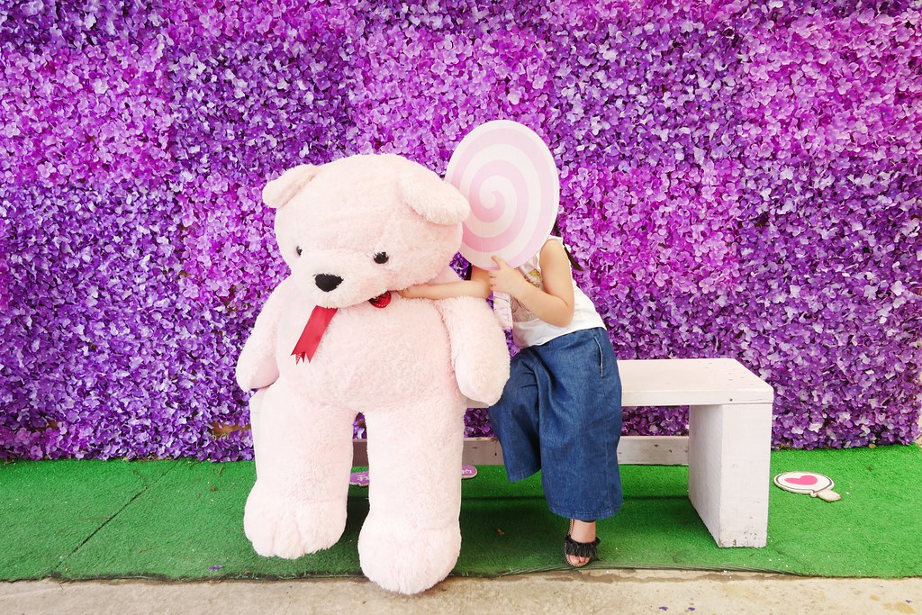 【苗栗西湖】噢哈娜咖啡屋,浪漫紫色愛情傘、夢幻紫色步道、季節限定紫藤花…苗栗情侶約會親子旅遊的好地方 @飛天璇的口袋