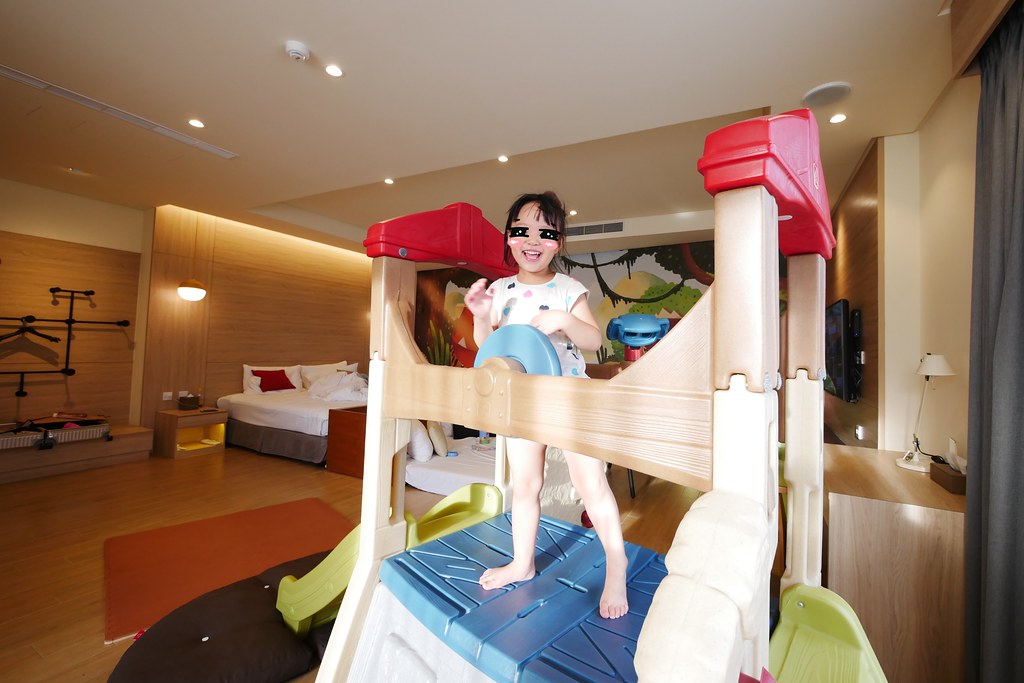 【嘉義東區】繪日之丘天成文旅:超唯美親子飯店,房間附溜滑梯小帳篷,還有超大浴缸可以泡澡 @飛天璇的口袋