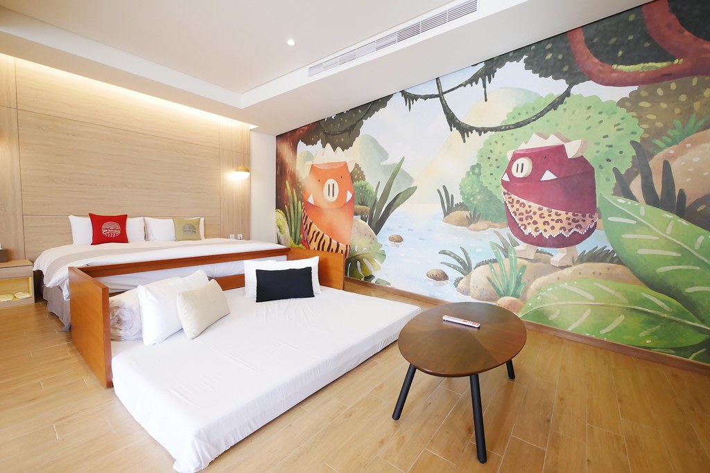 【嘉義東區】繪日之丘天成文旅:超唯美親子飯店,房間附溜滑梯小帳篷,還有超大浴缸可以泡澡 @飛天璇的口袋