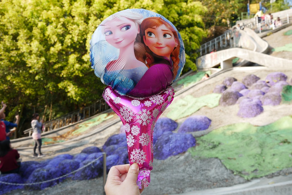 百果山溜滑梯:全台最長的溜滑梯,沙畫、釣魚、旋轉木馬、摩天輪,小孩子的天堂啊! @飛天璇的口袋