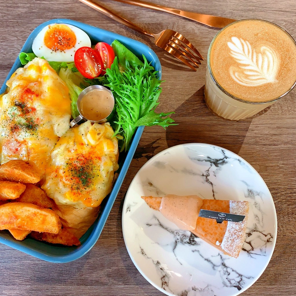 台中西區|Cuppa VV Cafe.溫馨有質感的早午餐店,鄰近科博館商圈 @飛天璇的口袋
