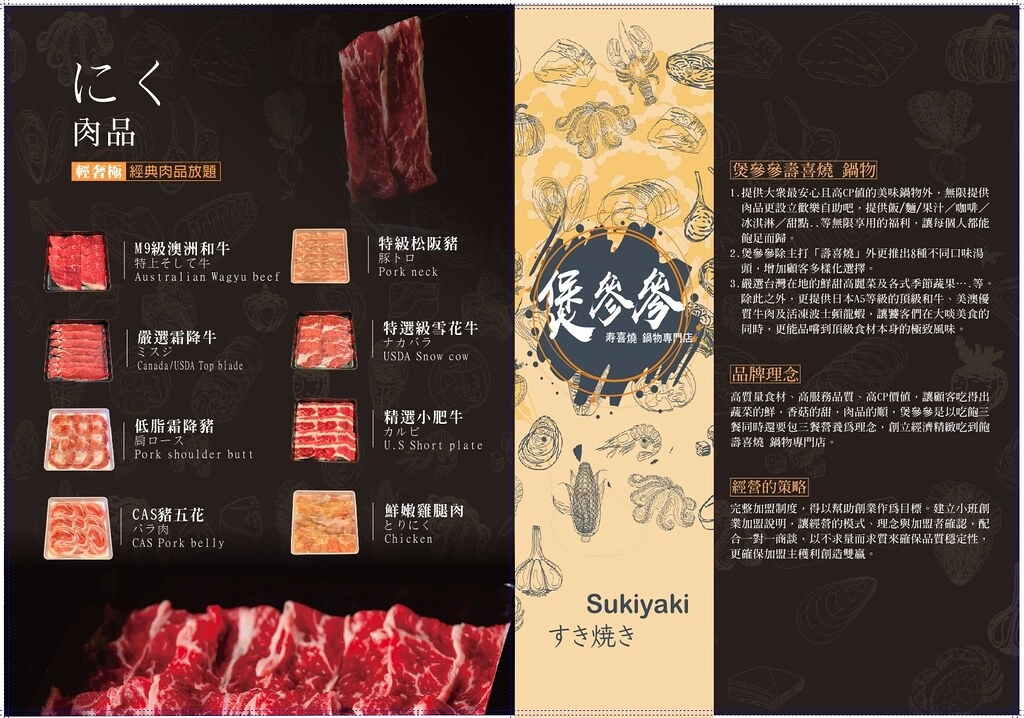 煲參參壽喜燒鍋物專門店:$389元以上吃到飽,10種湯頭特製湯頭、 M9澳洲黑毛和牛、特級松阪豬、波斯頓龍蝦等高級食材 @飛天璇的口袋