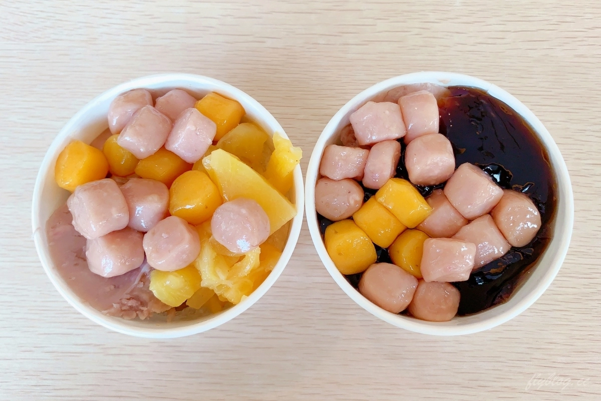 台中北屯｜東東芋圓．大坑超人氣排隊美食，三種配料一次滿足 @飛天璇的口袋