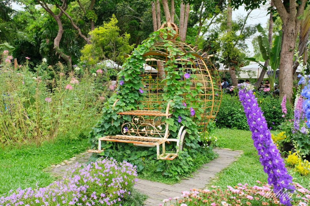 苗栗卓蘭｜花露休閒農場．4~6月繡球花季，全台唯一繡球花小火車，夢幻繡球花冰淇淋 @飛天璇的口袋