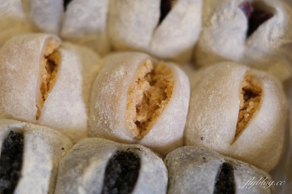 彰化美食｜玉瓏坊手工麻糬．南瑤宮皮薄Q餡爆多，個人心中彰化最好吃的麻糬 @飛天璇的口袋