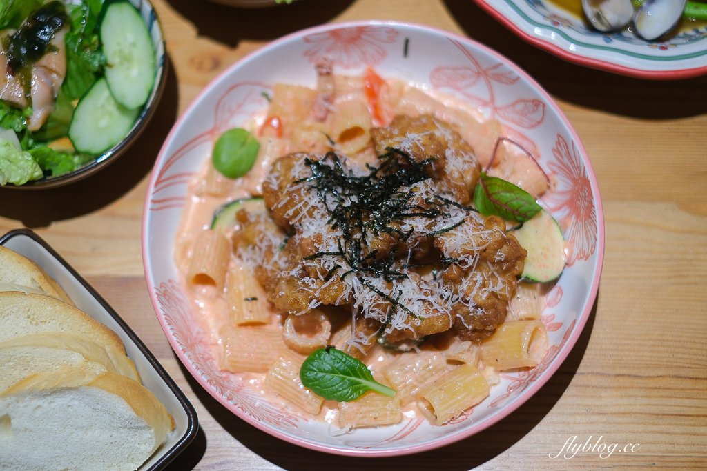 台中西區｜遊牧餐桌．地中海料理吃得到，忠勤街老宅義大利麵餐廳 @飛天璇的口袋