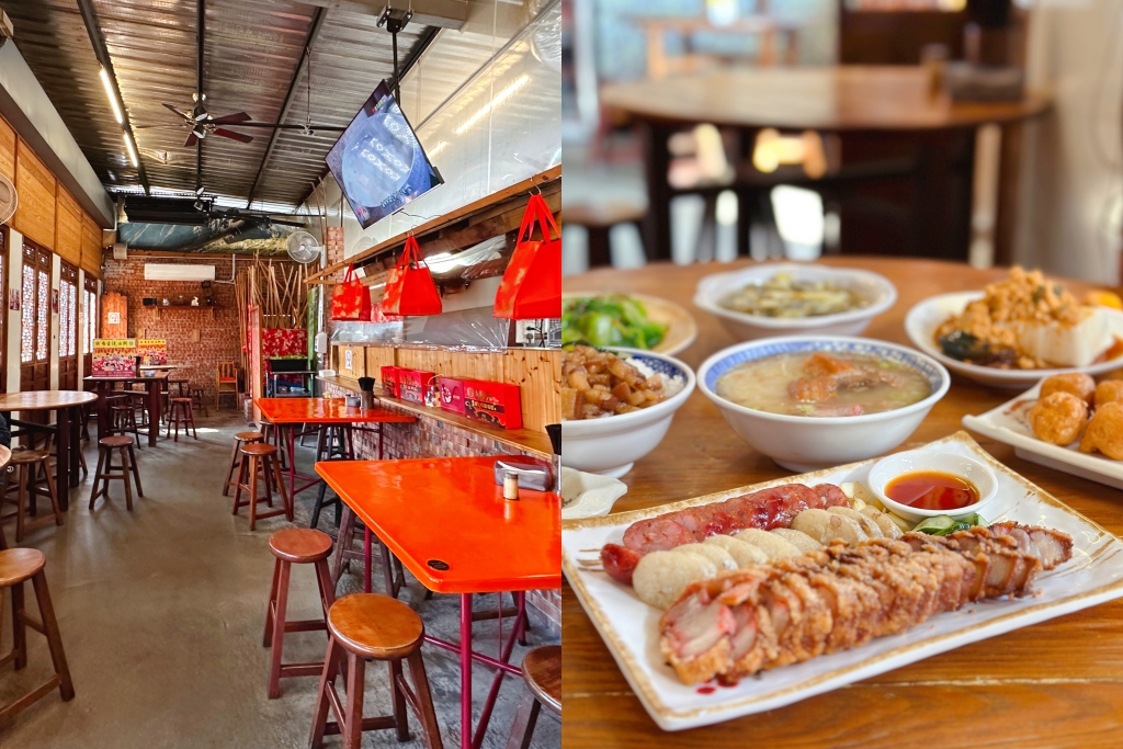 台中南屯｜台客燒肉粥，復刻懷舊農村氛圍的銅板美食，台中米其林必比登推薦 @飛天璇的口袋