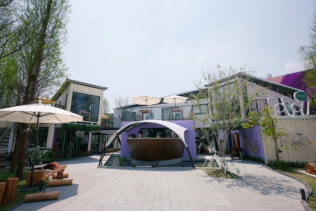 【台中北屯】好喔，台中大坑貨櫃屋景觀餐廳，享受戶外野餐的輕鬆氛圍 @飛天璇的口袋