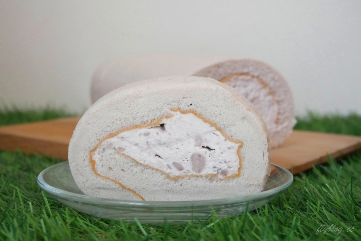 台中豐原｜寶才食品．芋泥捲和芋泥蛋糕必推，迷人芋頭香氣超療癒 @飛天璇的口袋