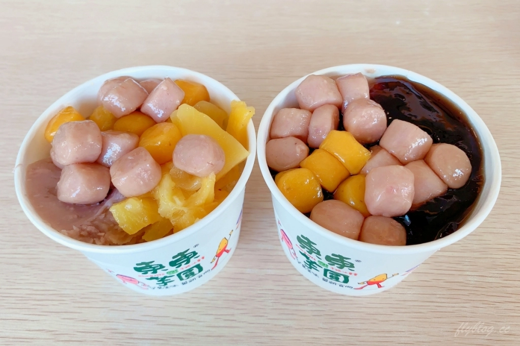 台中北屯｜東東芋圓．大坑超人氣排隊美食，三種配料一次滿足 @飛天璇的口袋