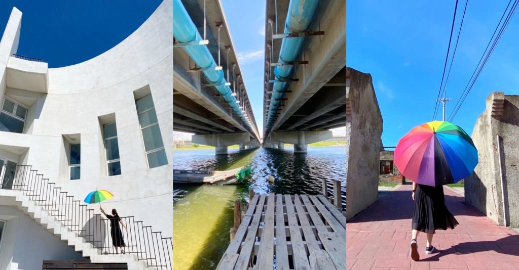 彰化伸港白色海豚屋｜伸港自然生態教育中心，一路順遊慶安水道和蛤蜊軍營，彰化伸港IG打卡熱門景點 @飛天璇的口袋