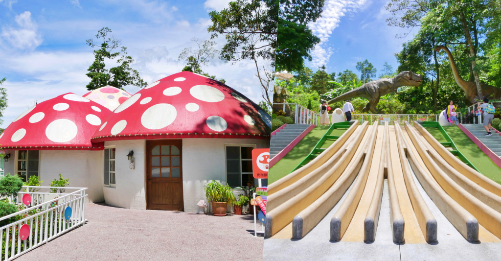 蘇維拉莊園｜蘑菇精靈樹屋、75公尺長森林溜滑梯、瀑布雨林咖啡屋 @飛天璇的口袋