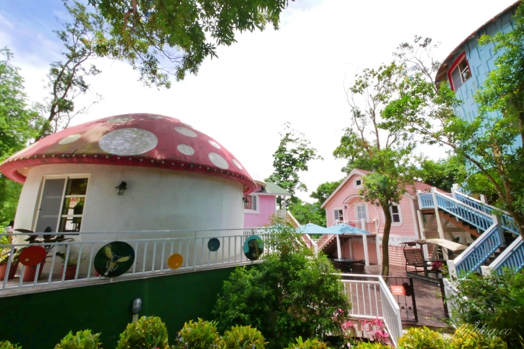 蘇維拉莊園｜蘑菇精靈樹屋、75公尺長森林溜滑梯、瀑布雨林咖啡屋 @飛天璇的口袋