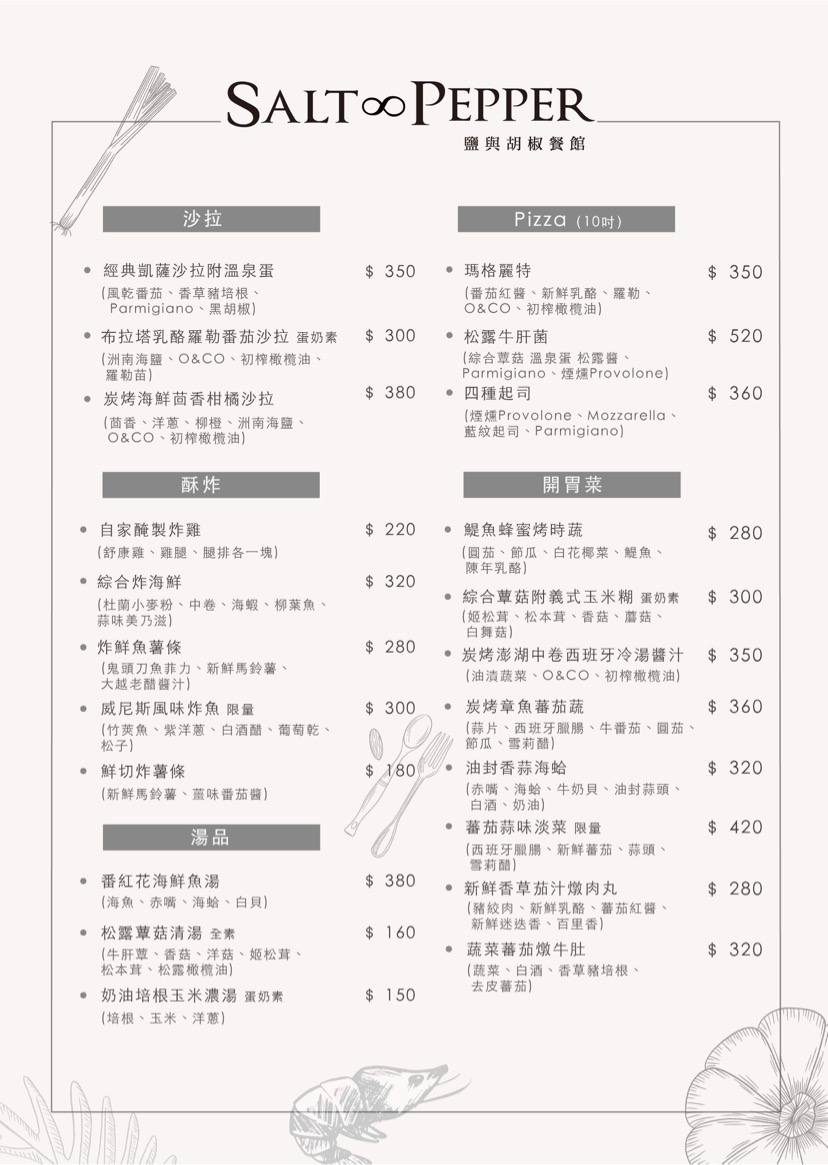 台中南屯｜鹽與胡椒餐館．台灣在地食材的融入義法料理，品嚐精緻美味的Fine Dining @飛天璇的口袋
