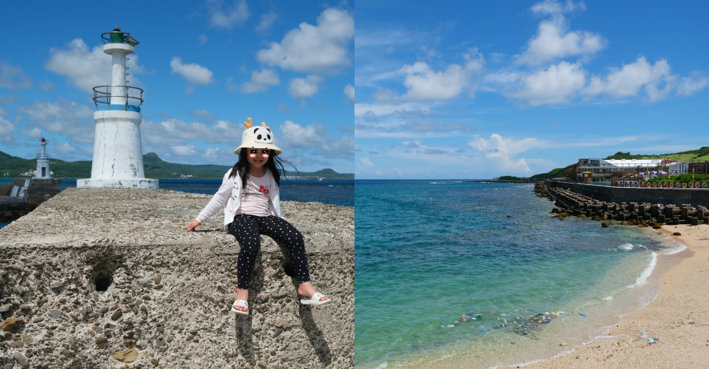 星砂灣｜超美漸層藍墾丁秘境，IG必拍可愛迷你燈塔 @飛天璇的口袋