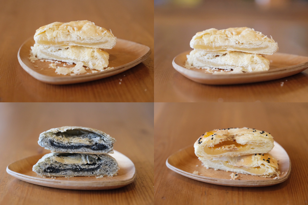 如邑堂餅家｜連續5屆全國太陽餅冠軍，餡金流蛋黃酥兩種吃法 @飛天璇的口袋