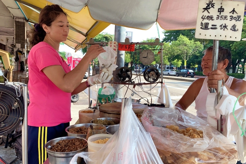 【台中東區】 樂業路飯糰：在地超過30年的小攤，樂業路和建成路口 @飛天璇的口袋