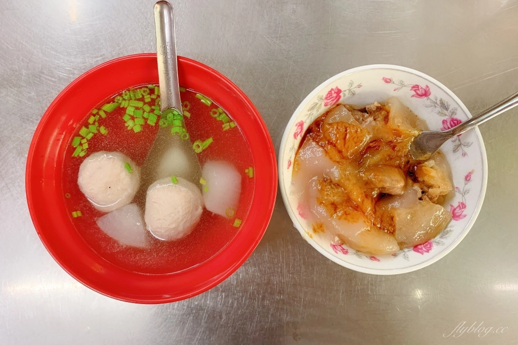 台中豐原｜正老牌豐原肉丸．Google評價4.3顆星，豐原廟東老字號肉圓店 @飛天璇的口袋