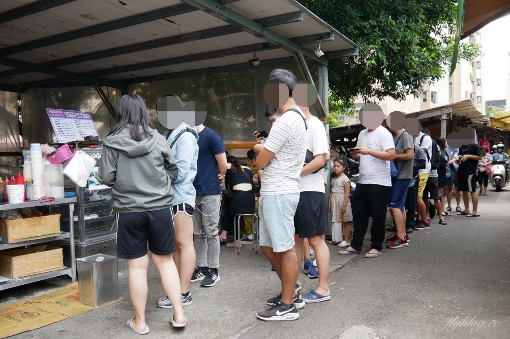 台中北區｜一心蛋餅．台中人氣古早味蛋餅，一中商圈排隊美食 @飛天璇的口袋