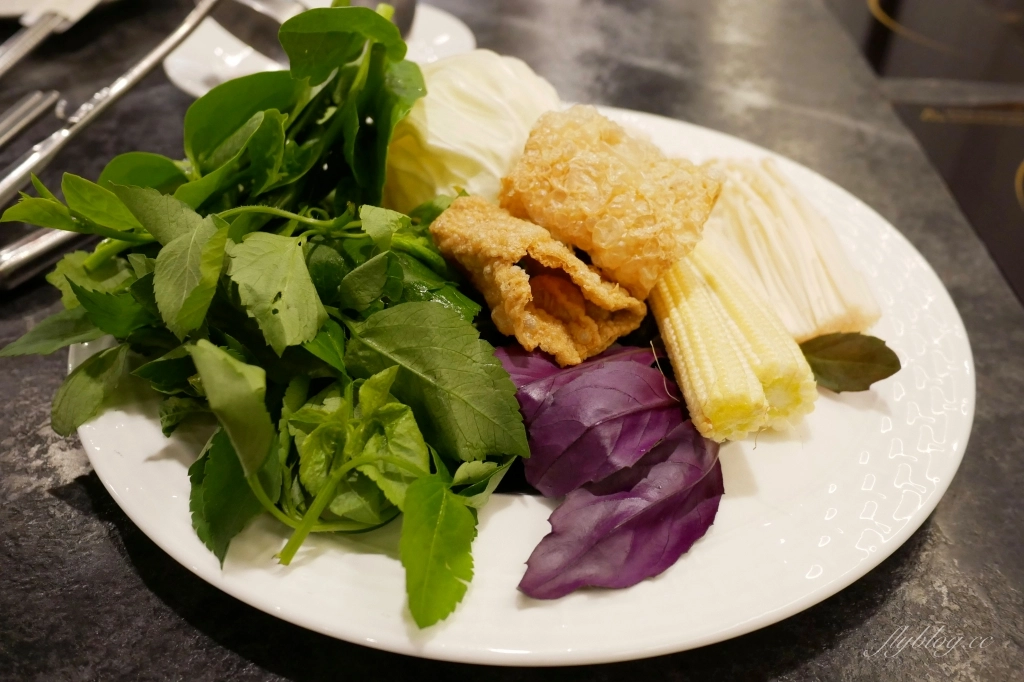 台中北屯｜極月鍋物．超過30種自家種的野菜吃到飽，還有季節水果和明治冰淇淋 @飛天璇的口袋