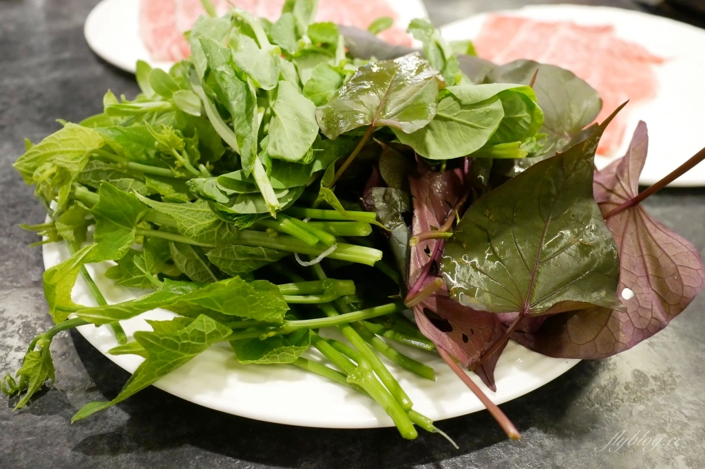台中北屯｜極月鍋物．超過30種自家種的野菜吃到飽，還有季節水果和明治冰淇淋 @飛天璇的口袋
