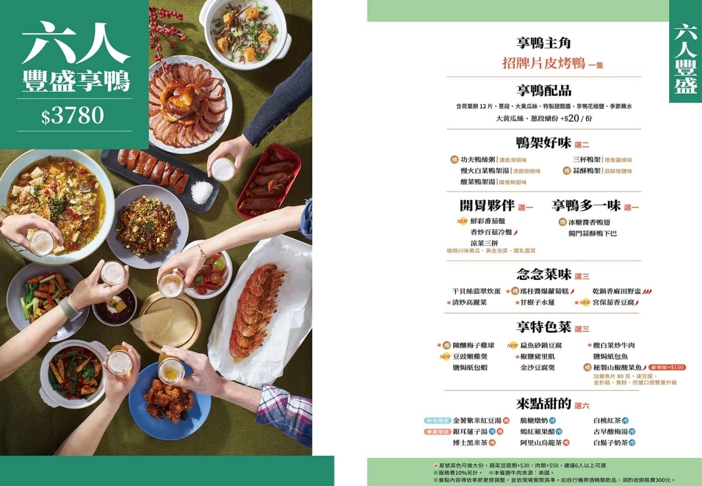 台中南屯｜享鴨 台中公益店．王品烤鴨新品牌，雙人套餐$1180元 @飛天璇的口袋