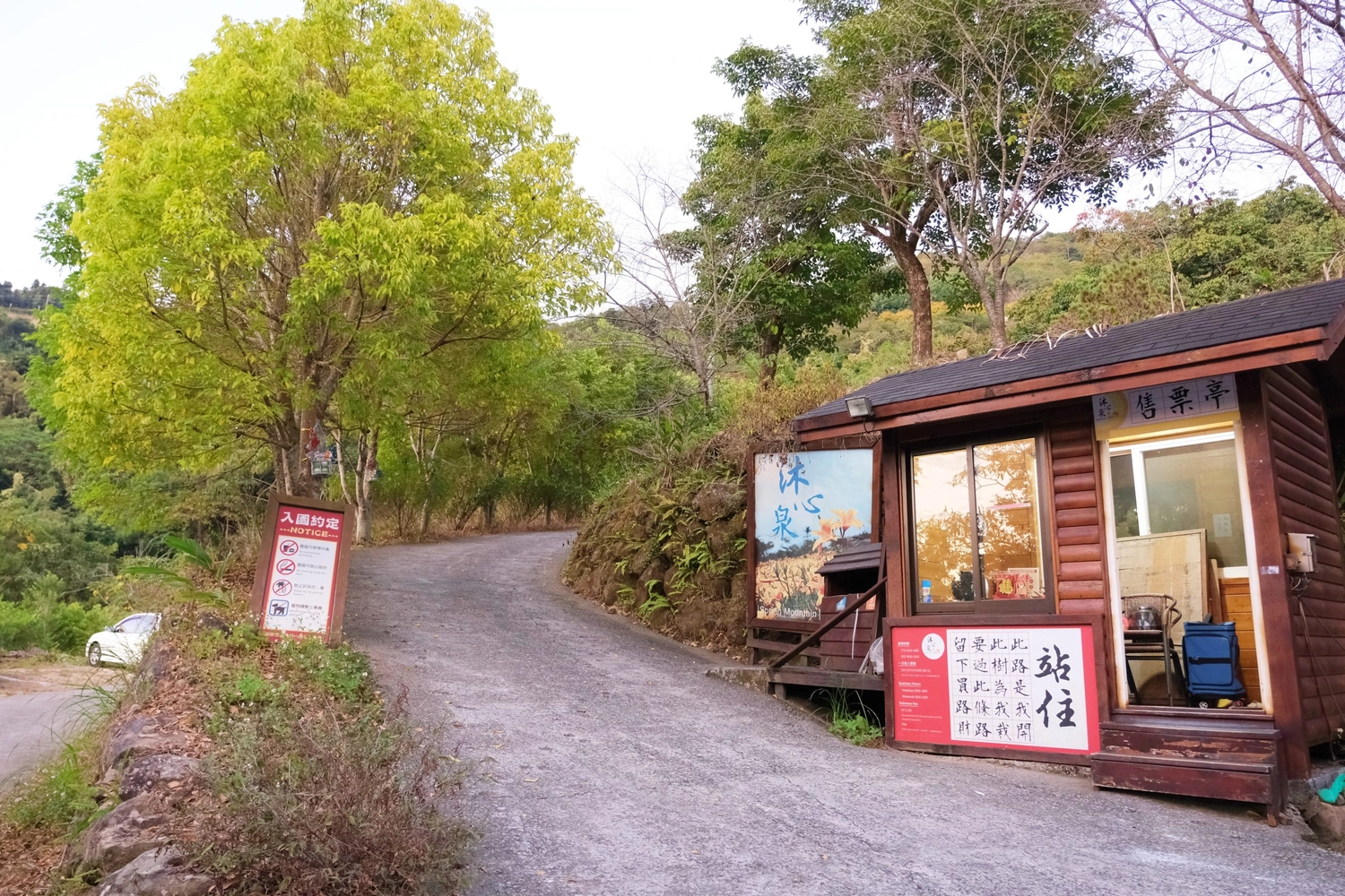 台中新社｜最浪漫沐心泉櫻花季．河津櫻、八重櫻開滿整個山頭，超浪漫櫻花隧道美一波 @飛天璇的口袋