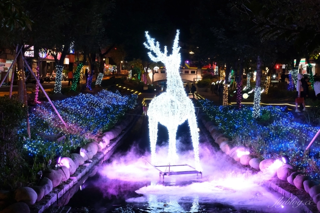 【台中中區】2020新盛綠川水岸廊道：台中好YA誕~2020聖誕節綠川水岸廊道點燈囉！ @飛天璇的口袋